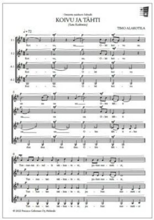 Koivu ja thti diskanttikuorolle Women's Choir Choral Score