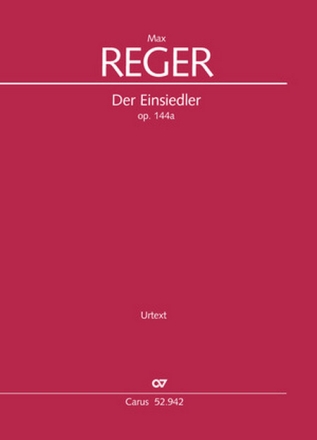 Der Einsiedler op.144a fr Solo Bariton, gem Chor (SSATB) und Klavier Partitur