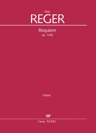 Requiem op.144b fr Soli Alt (oder Bariton), gem Chor und Klavier Partitur