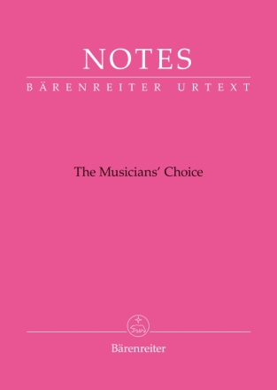 Notizbuch Notes - The Musician's Choice Umschlag Chopin-pink (Mindesabnahme 10 Stk)