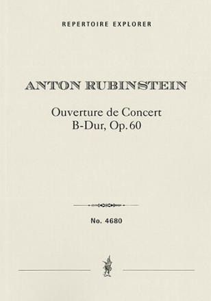 Ouverture de Cocnert B-Dur op.60 fr Orchester Studienpartitur