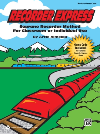 Recorder Express (book and game code) Recorder teaching material