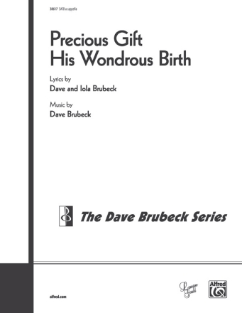 Precious Gift His Wondrous Birth SATB Mixed voices