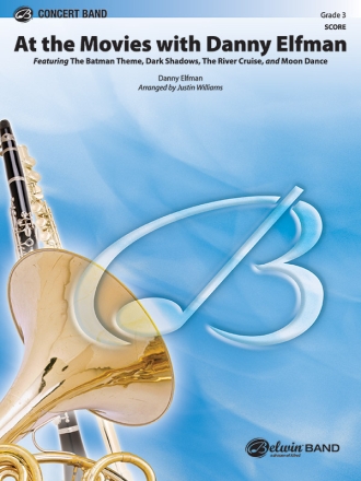 At The Movies W/Dan Elfman (c/b score) Symphonic wind band