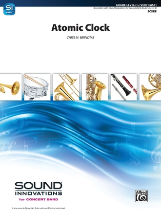 Atomic Clock (c/b score) Symphonic wind band