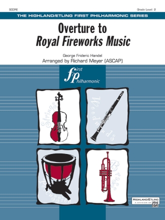 Overture Royal Fireworks Music (f/o) Full Orchestra