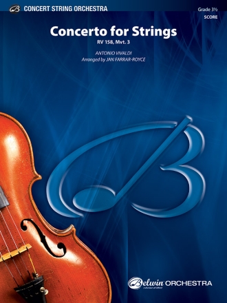 Concerto For Strings (s/o score) String Orchestra