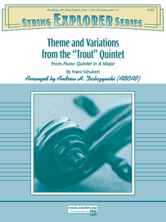 Theme From The Trout Quintet (s/o) String Orchestra