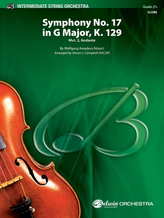 Symphony No 17 In G Major K.129 (s/o) String Orchestra