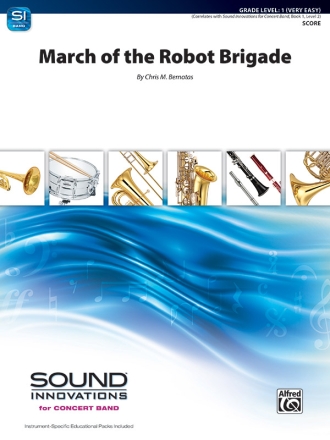 March Of The Robot Brigrade (c/b) Symphonic wind band