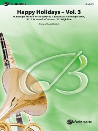 Happy Holidays Vol 3 (c/b score) Symphonic wind band