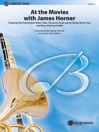 At Movies With James Horner (c/b) Symphonic wind band