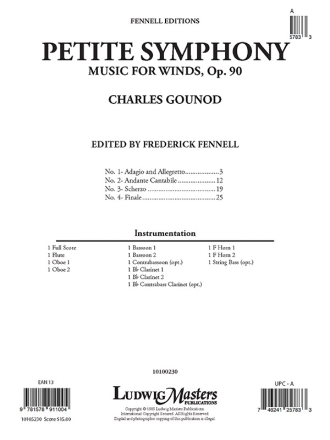 Petite Symphony Op. 90 (wind ensemble) Wind ensemble