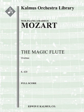 Magic Flute Overture, K. 620 (f/o score) Scores