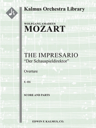 The Impressario Overture, K. 486 (f/o) Scores