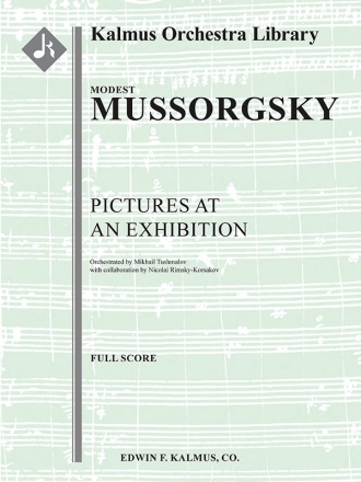 Pictures at an Exhibition excerpts (f/o) Full Orchestra conductor score