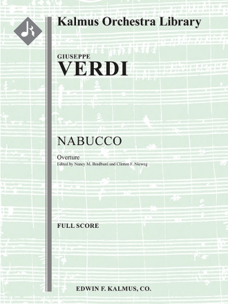 Nabucco Overture (f/o score) Scores