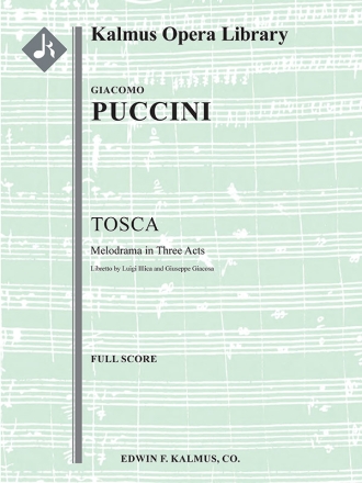 Tosca (original orchestration) (f/o) Full Orchestra