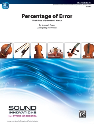 Percentage Of Error (s/o score) Scores