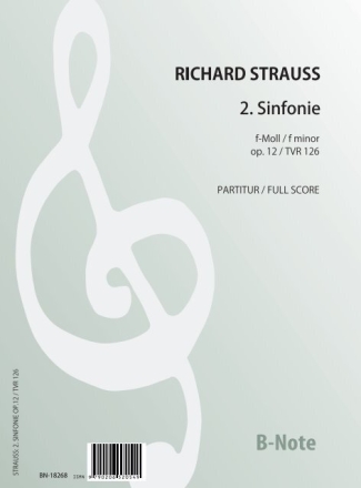 2. Sinfonie f-Moll op.12 (Partitur) Groes Orchester Partitur