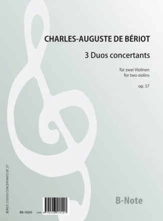 3 Duos concertants fr zwei Violinen op. 57 Violine Stimmensatz