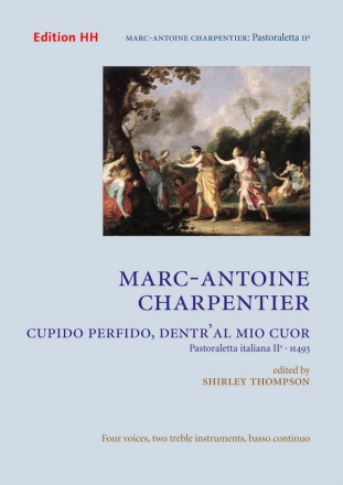 Cupido Perfido dentral mio cuor four voices, two treble instruments & continuo Full score