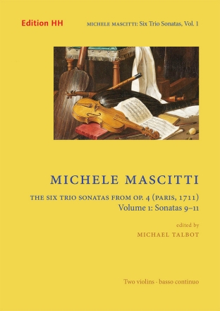 The Six trio sonatas, Op. 4, vol. 1 two violins & basso continuo Full score and parts