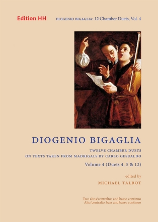 Twelve chamber duets on texts taken from madrigals by Carlo Gesualdo, Volume 4 (Duets 4, 5 & 12) two altos & basso continuo | alto bass & basso continuo