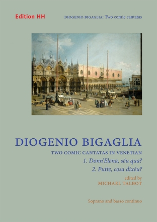 Two comic cantatas soprano and basso continuo Full score and parts