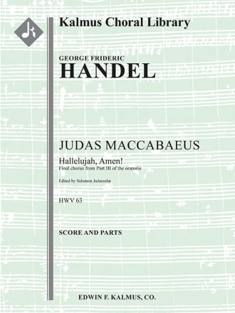 Judas Maccabaeus Final Chorus (f/o) Full Orchestra