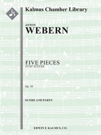 Five Pieces (Funf Stucke), Op. 10 (f/o) Full Orchestra