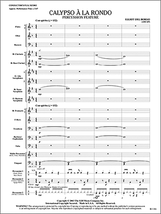 Calypso ? la Rondo (c/b score) Symphonic wind band