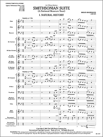 Smithsonian Suite (c/b score) Symphonic wind band
