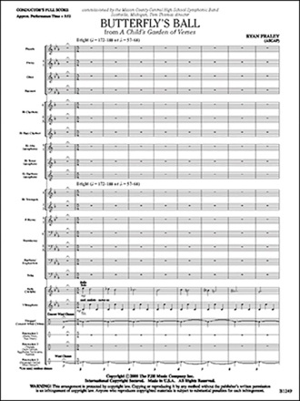 Butterfly's Ball (c/b score) Symphonic wind band