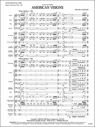 American Visions (c/b score) Symphonic wind band