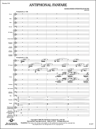 Antiphonal Fanfare (c/b) Symphonic wind band