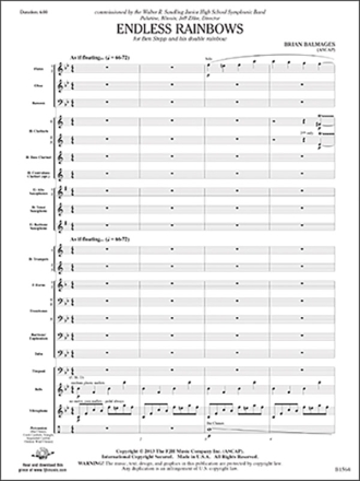 Endless Rainbows (c/b score) Symphonic wind band