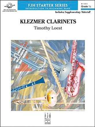 Klezmer Clarinets for concert band (with supplementary material) score and parts