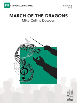 March of the Dragons (c/b score) Symphonic wind band