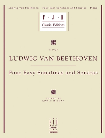 Beethoven 4 Easy Sonatinas & Sonatas Piano Albums