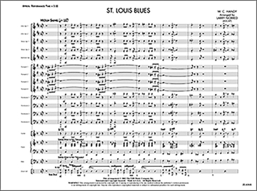 St. Louis Blues (j/e score) Jazz band