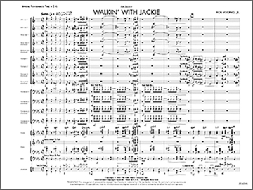 Walkin' with Jackie (j/e score) Jazz band