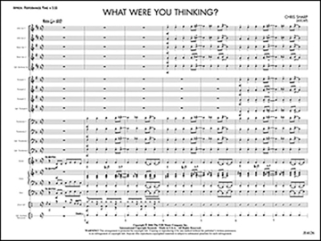 What Were You Thinking? (j/e score) Jazz band