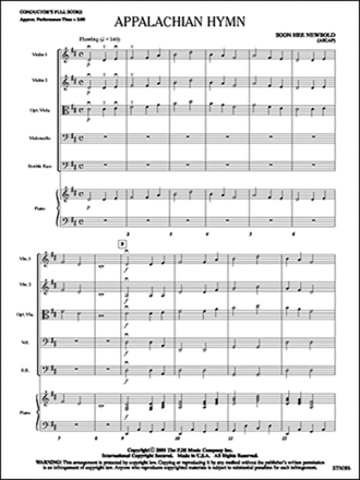 Appalachian Hymn (s/o score) Full Orchestra