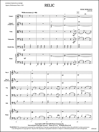 Relic (s/o score) Full Orchestra