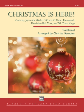 Christmas Is Here! (c/b sc) Symphonic wind band score