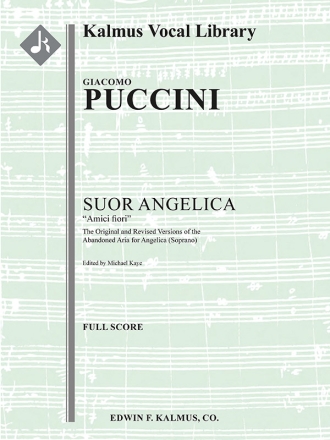 Suor Angelica: Amici fiori  for orchestra score