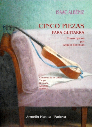 Cinco piezas para guitarra. Chitarra sola Partitura