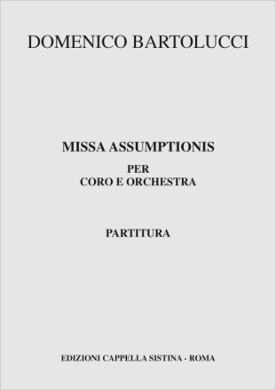 Missa Assumptionis Coro e Orchestra Partitura