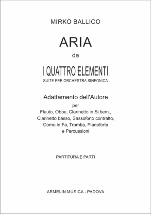 Aria Sax, Musica da Camera per 9 o pi Strumenti Partitura e parti